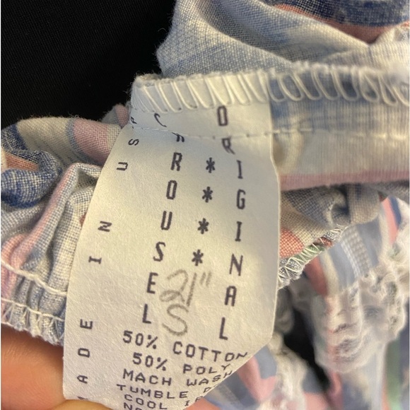 Vintage Carousel Original 50's-60's Ruffle Circle Skirt - Picture 12 of 13